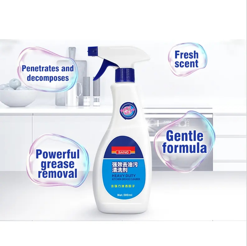 Powerful Foam Cleaner for Heavy Oil Stains in Kitchens