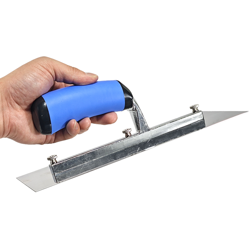Detachable & Replaceable Stainless Steel Trowel Blade: Multi-Tooth Shape Plaster Trowel for Precision Coating Tasks