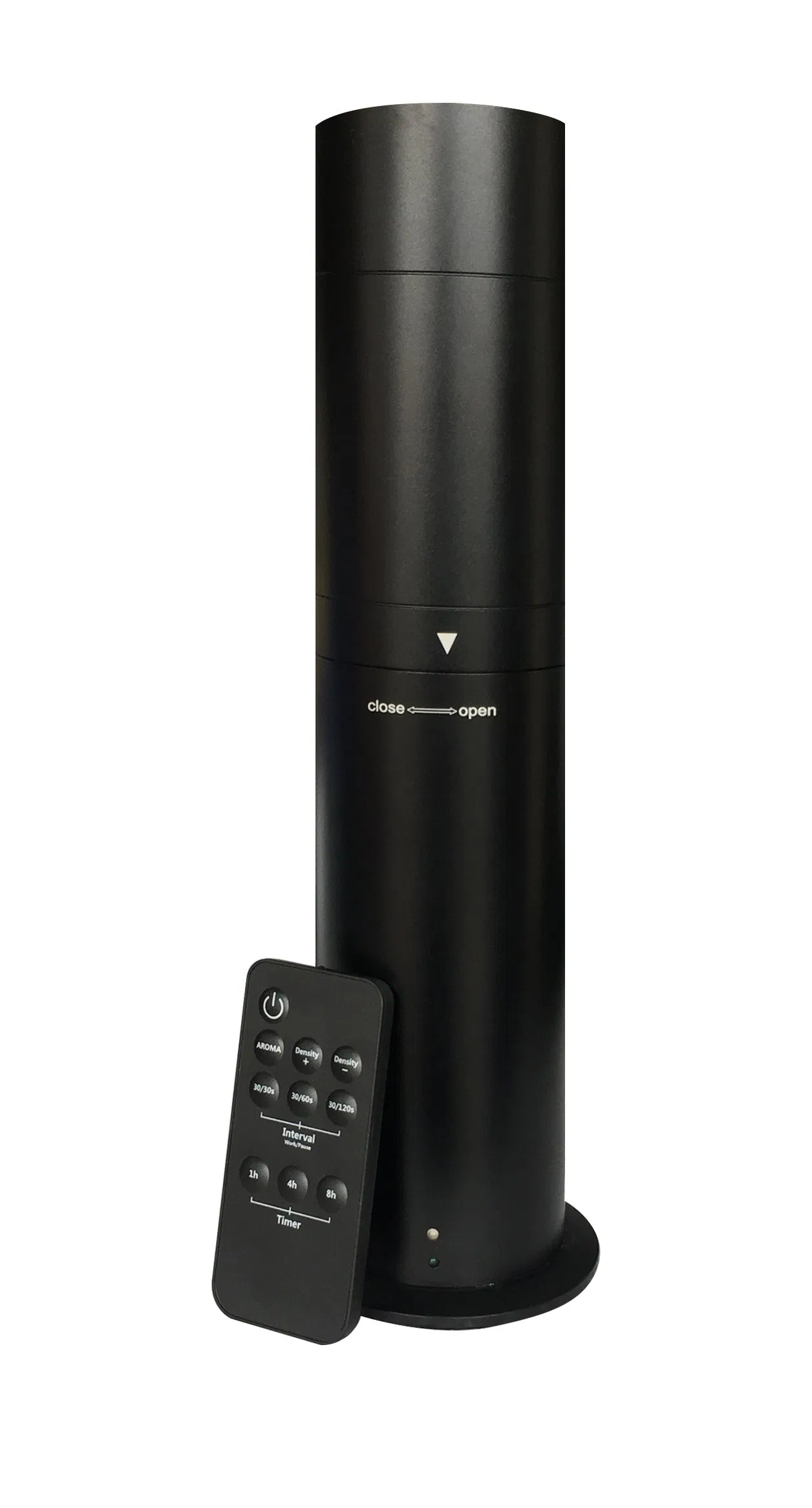 Waterless Aluminum 130ml Oil Bottle Wireless Remote Control Electric Aromatherapy Diffuser with Timer for 800 Square Feet