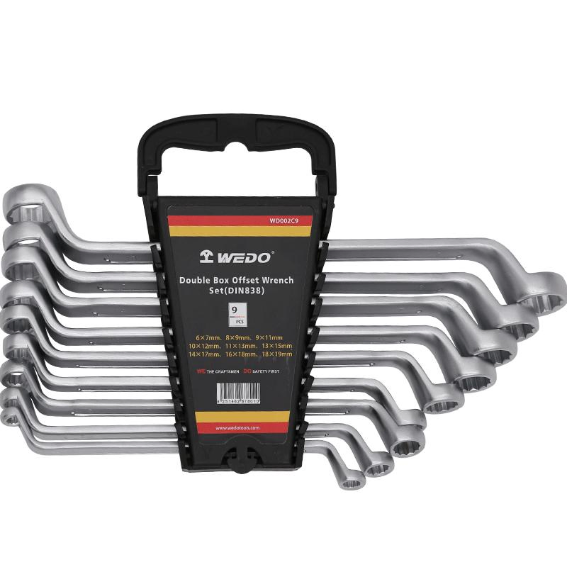 Wedo DIN3110 Cr-V Double Open Ended Wrench/Combination Wrench/Double Box Offset