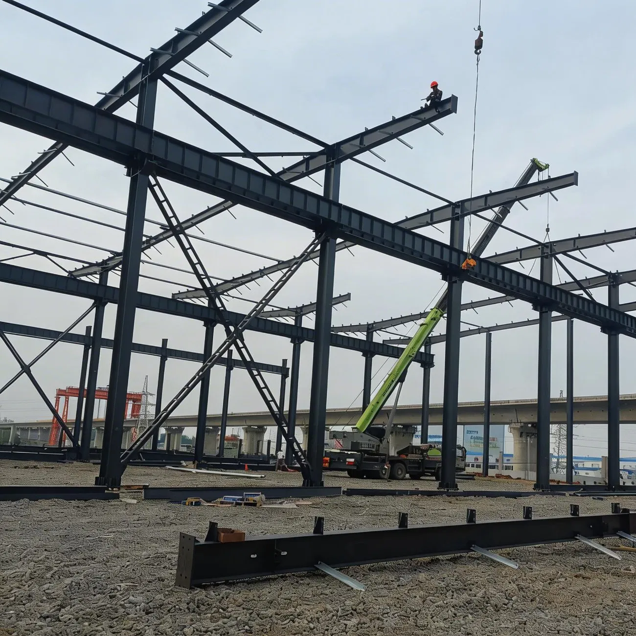 Cost Effective Steel Structure Warehouse with Large Span Design