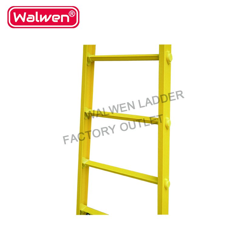 Single Type Wholesale Cheap Price Fiberglass Step Straight Ladder