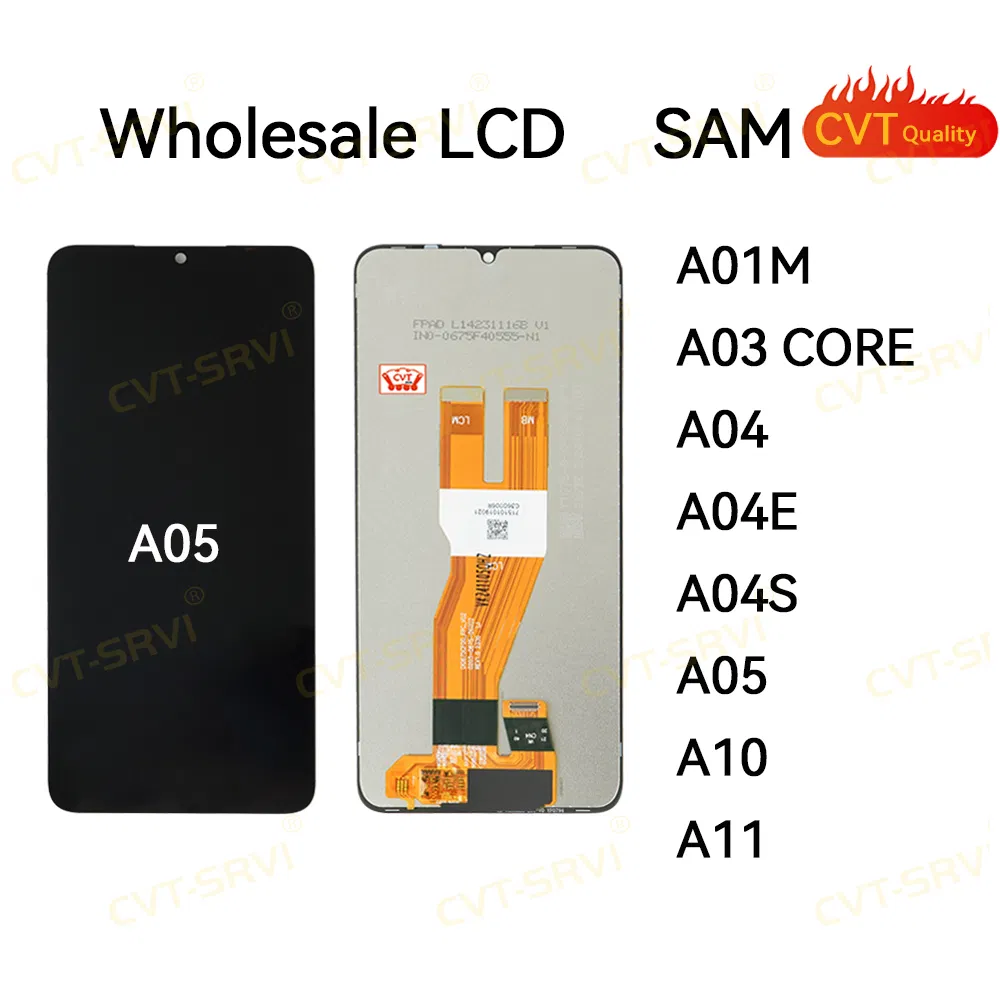Оригинальный дисплей CVT для Samsung A01m, A03 Core, A04, A05, A10, A11