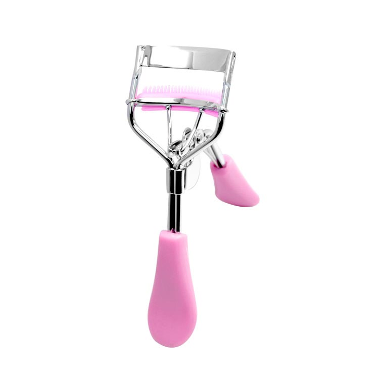 Eyelash Curler Custom Cosmetic Eyelash Makeup Tools Rainbow Color Eyelash Curler Private Label with Silicone Pads