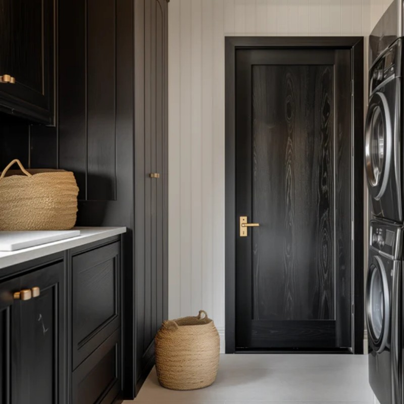 Fashionable Solid Wood Door with Unique Customized Sizes