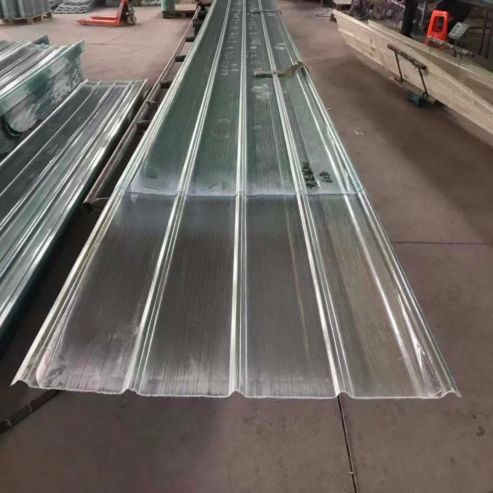 Fiberglass Corrugated Sheet FRP Transparent Panel Roof GRP Corrugated Plates