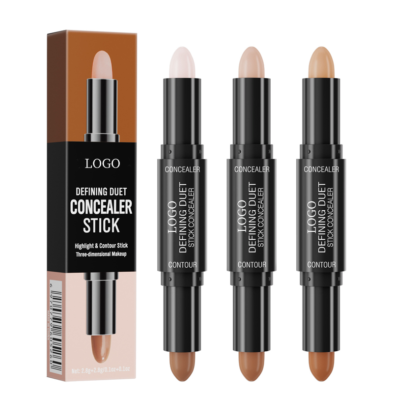 Ditong Double Head Contouring Shadow Moisturizing Waterproof Matte Highlighter Contour Stick