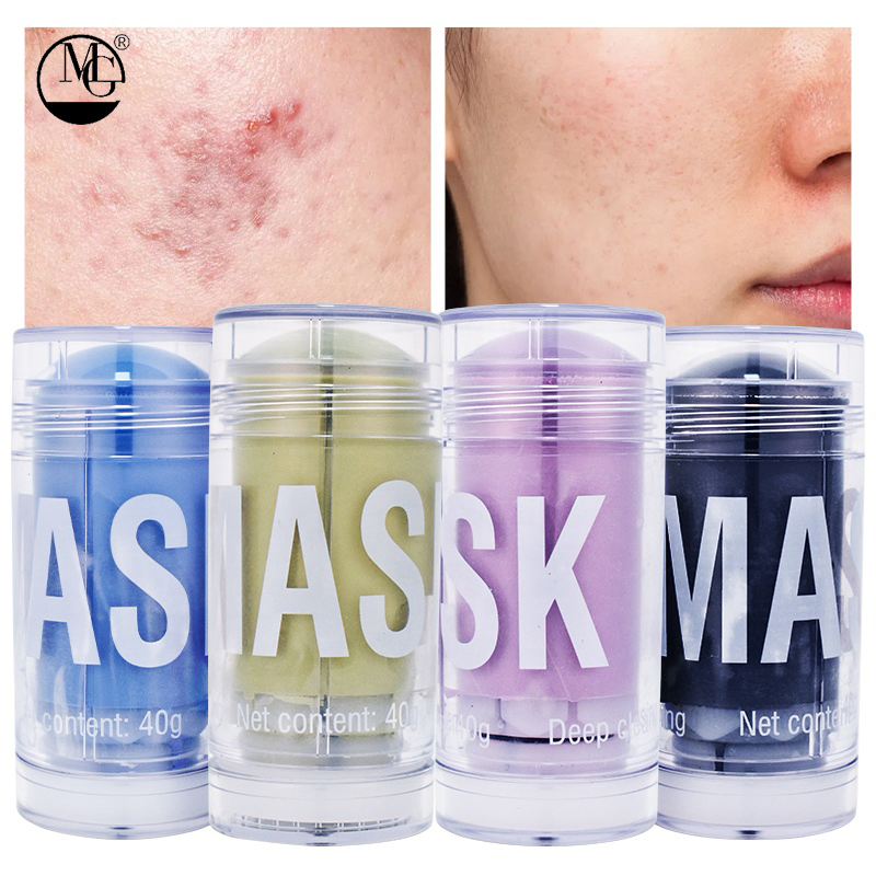 Activated Charcoal Clay Mud Facial Mask Exfoliate Pore Cleaning Clay Stick Cleansing Mask