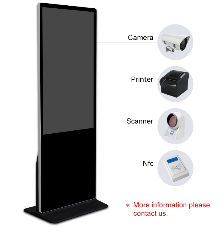 Digital Indoor Signage 32 43 50 Inch Floor Standing Digital Signage