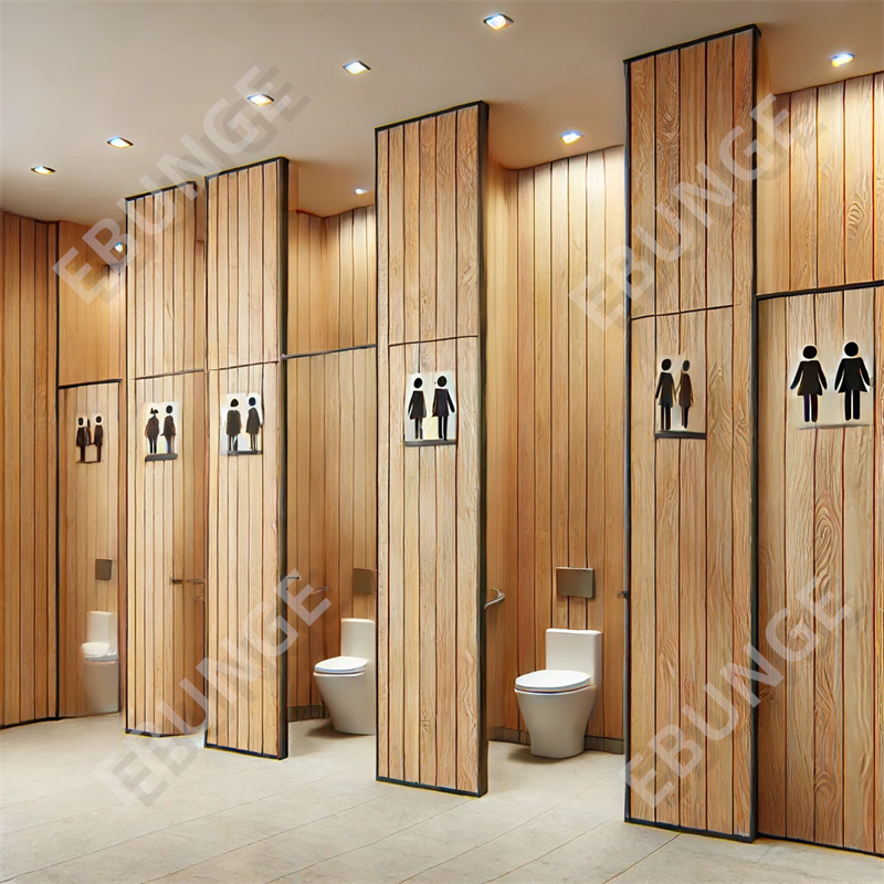 Manufacturers Phenolic Toilet Partitions Modular Gym Room Shower Toilet Cubicles