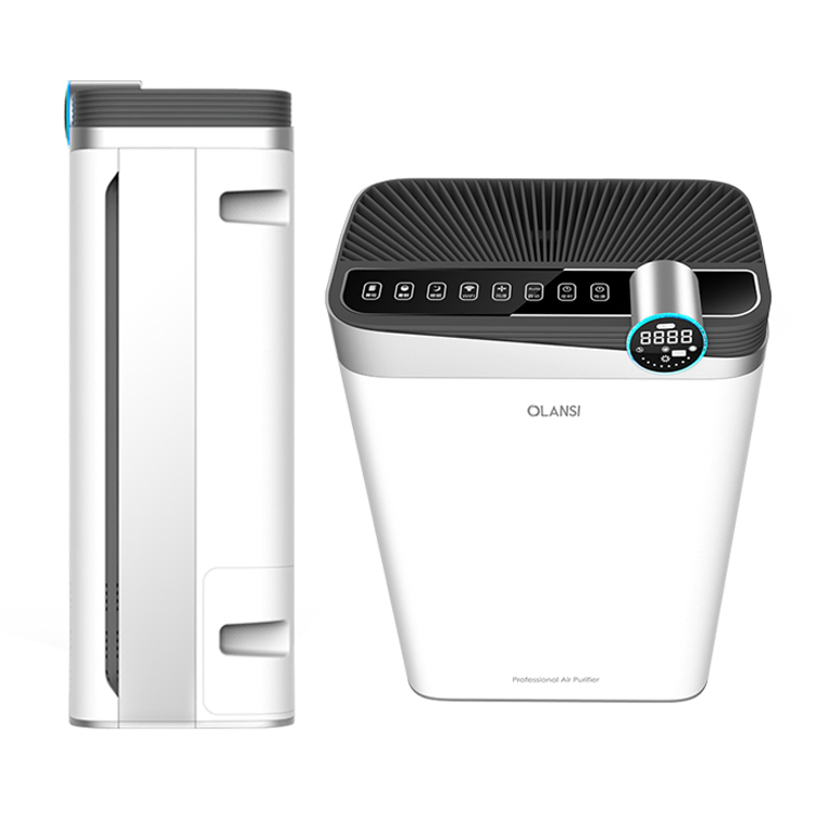 Household Air Purifier Touch Screen UV Light Child Lock HEPA H13 Filter Air Purifier with Humidification