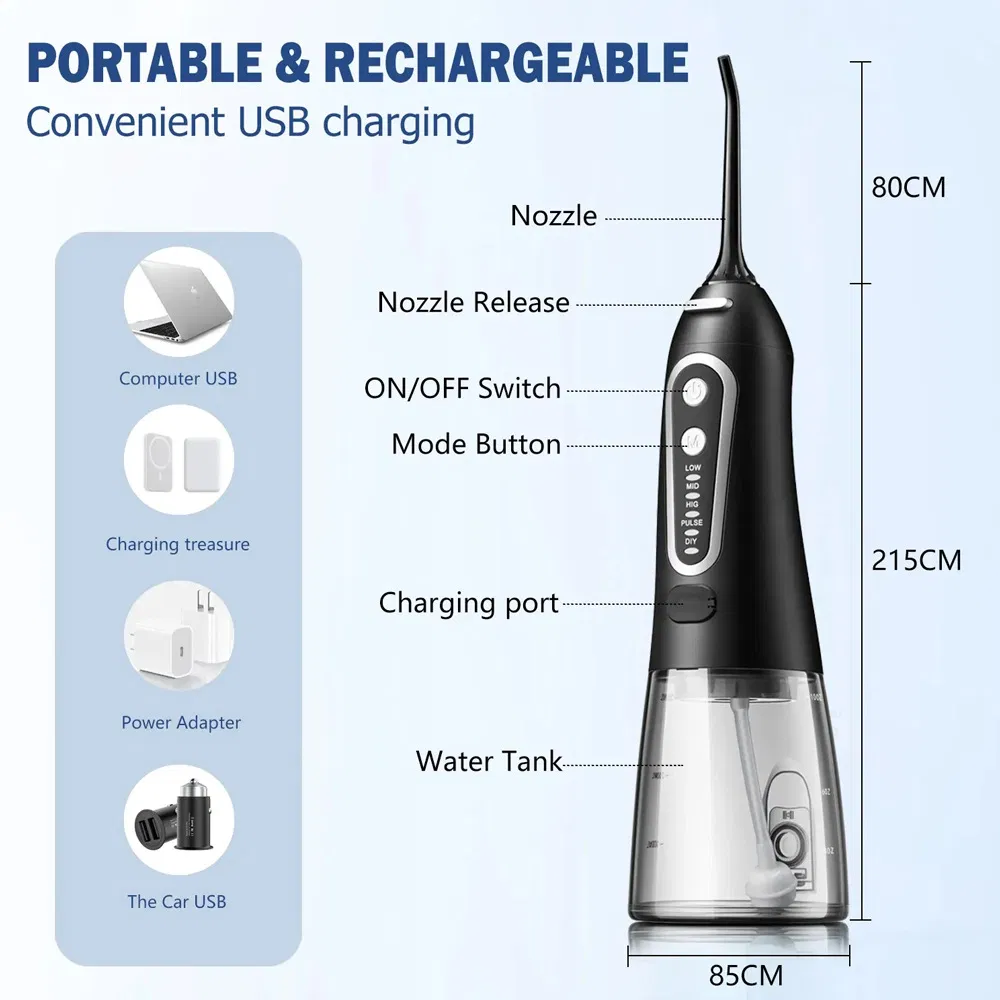 Professional Electric Flosser for Comprehensive Personal Care and Oral Hygiene