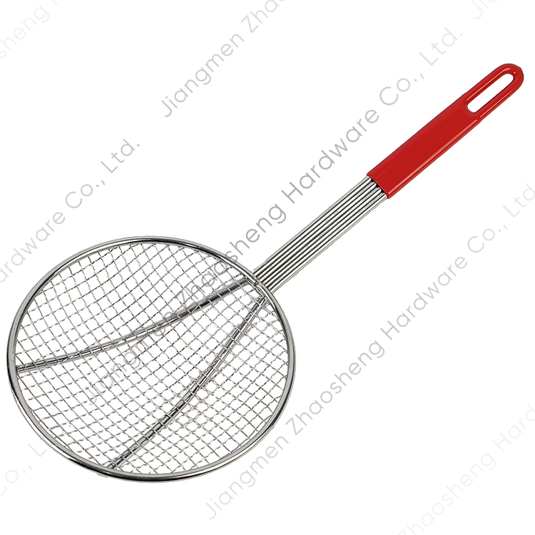 Wire Mesh French Fries Skimmer Round Frying Strainer for Kitchen Cooking