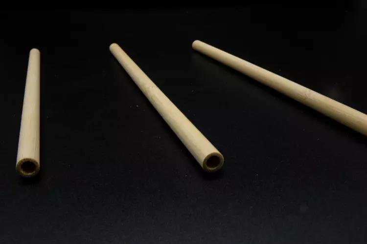 Eco-Friendly Carbonization Disposable Bamboo Straw 9.0*200mm