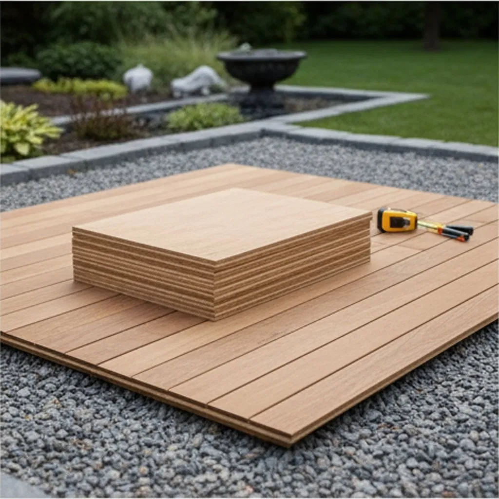 Premium Weatherproof Modified Pine Flooring for Garden, Poolside and Terrace