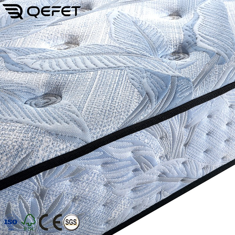 Customizable Modern Bedroom Hotel Bed King-Size Orthopedic Mattress High Density Convoluted Foam Knitted Fabric