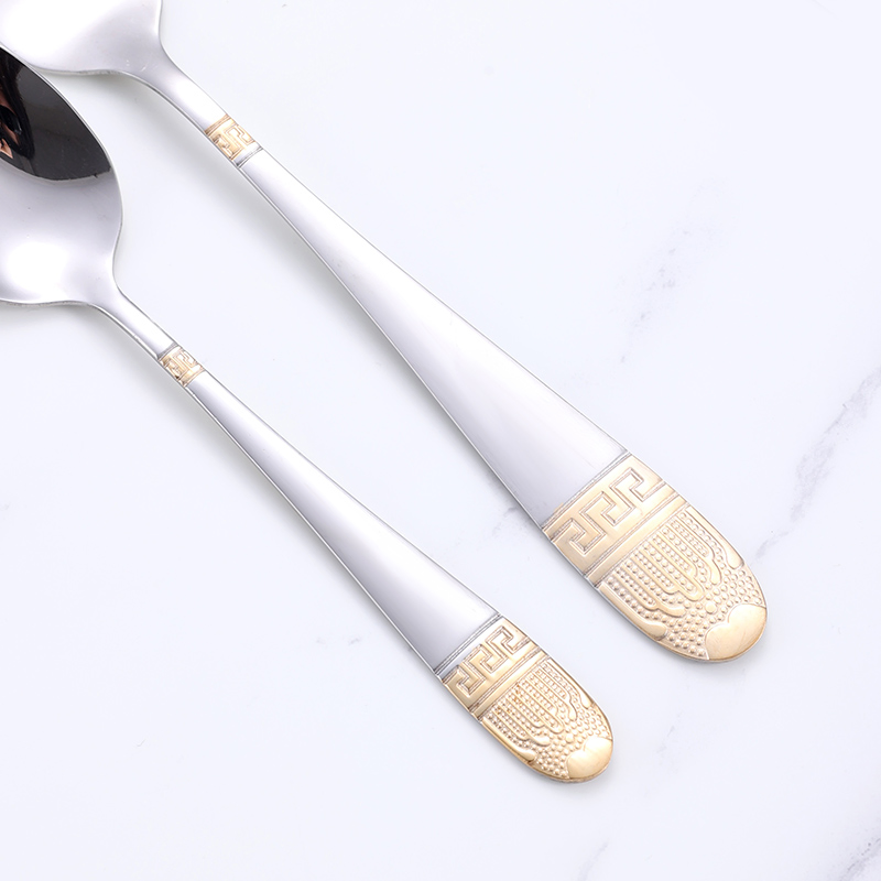 Factory Custom Creative Handle Stainless Steel Fork and Spoon