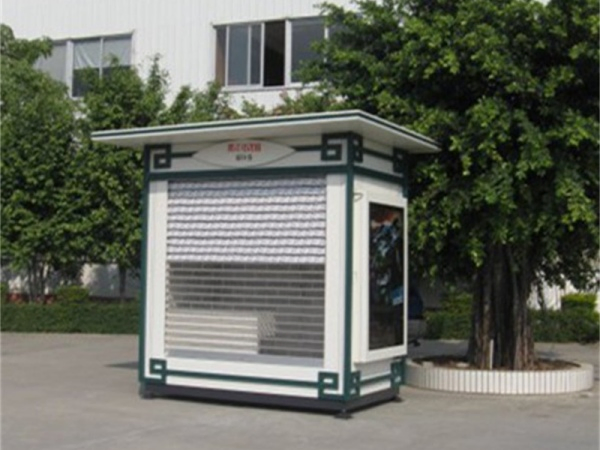 Assemble Simple and Powder Coating Outdoor Food Kiosk