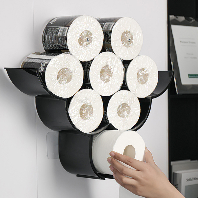 New Design Wall Mounted Sheep Tissue Holder No Punching Tissue Rack