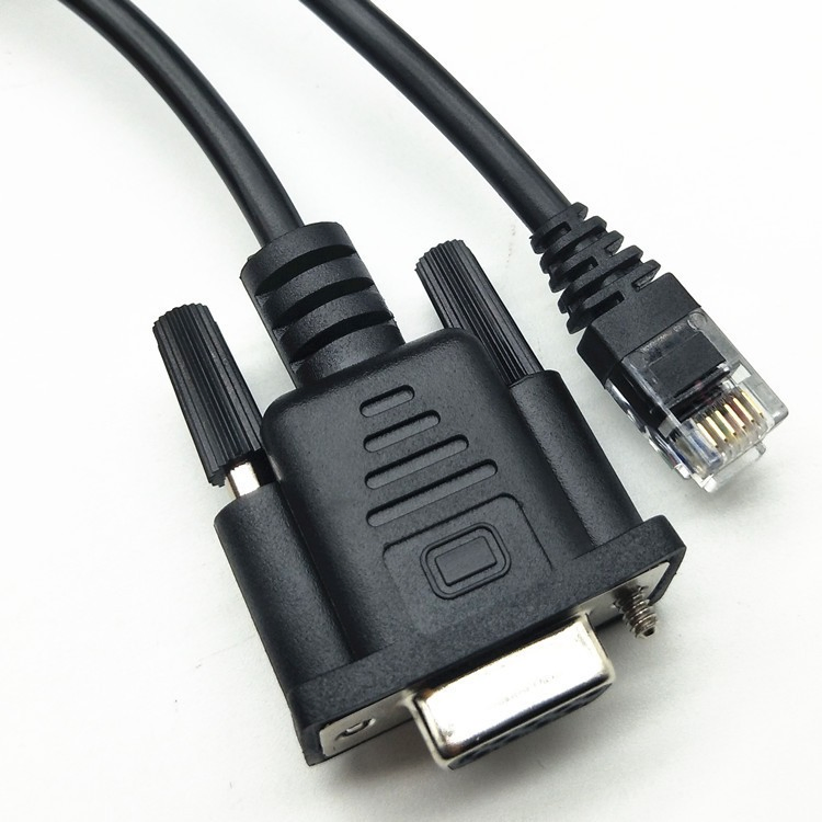 dB9 Serial Cable 9 Pins, RS232 Connection Cable Computer Monitor Data Cable, COM Port Engraving Machine Cross Direct Connection