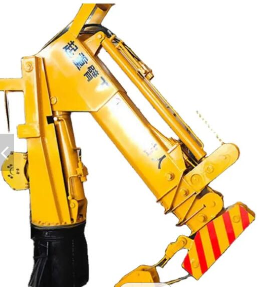 Popular New Design Is 0.8/1/3.2/5/8 Ton Crane Trailer Hydraulic Folding Crane