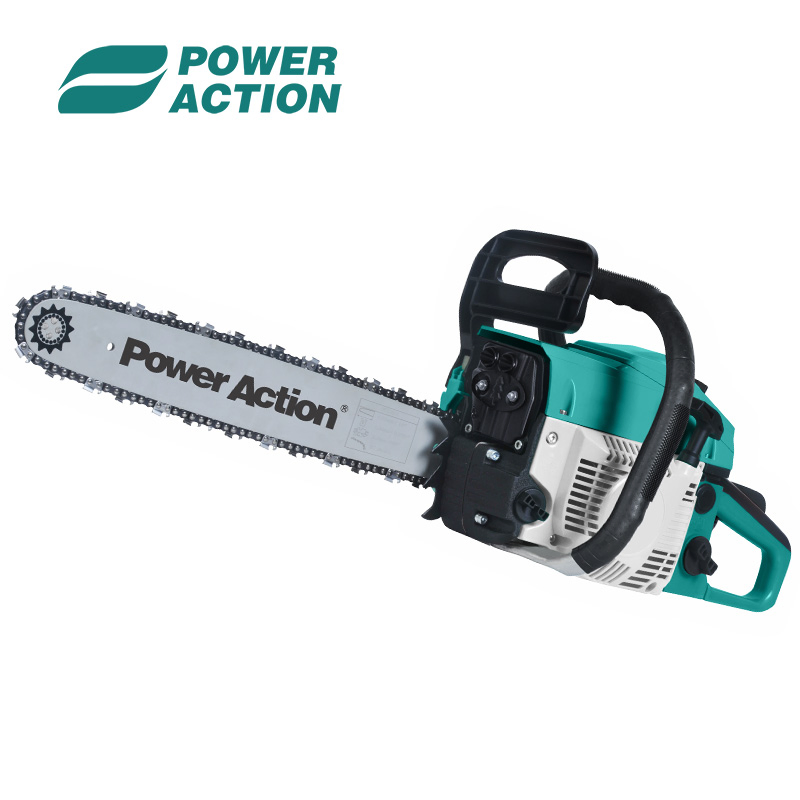 Power Action High Quality 45cc Gasoline Power Chain Saw 2400W 16 Inch Chainsaw