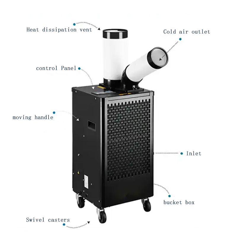 Industrial Air Conditioner Portable Mobile Commercial Cooling Equipment Air Conditioning Fan