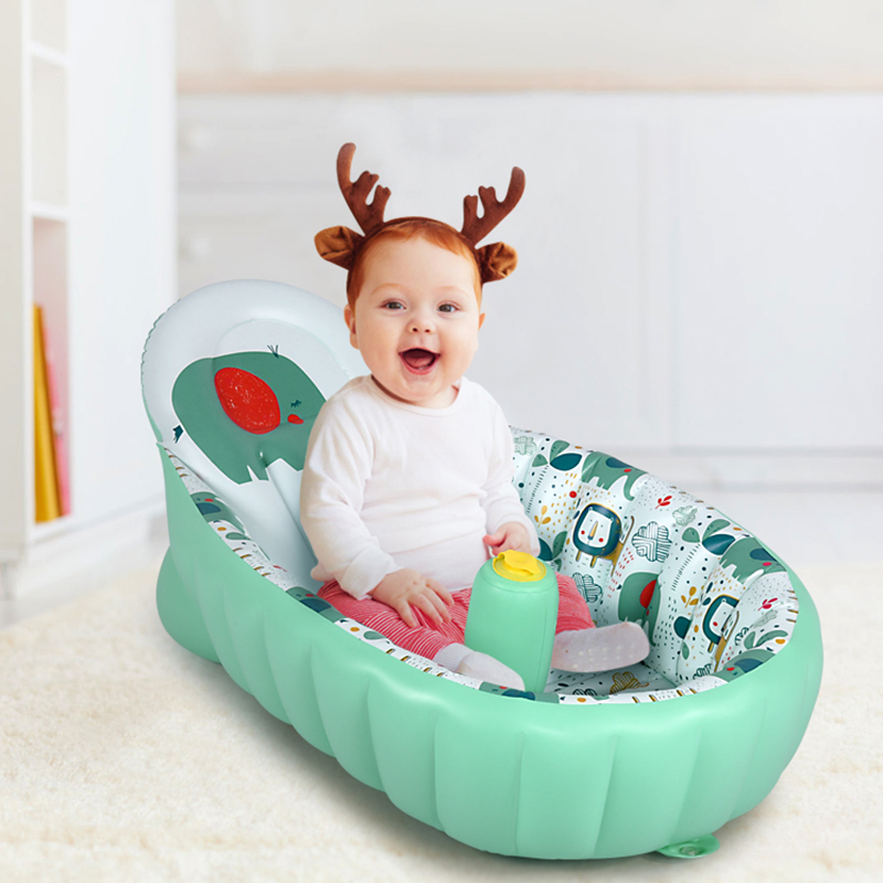 Складная детская ванночка для купания с принтом