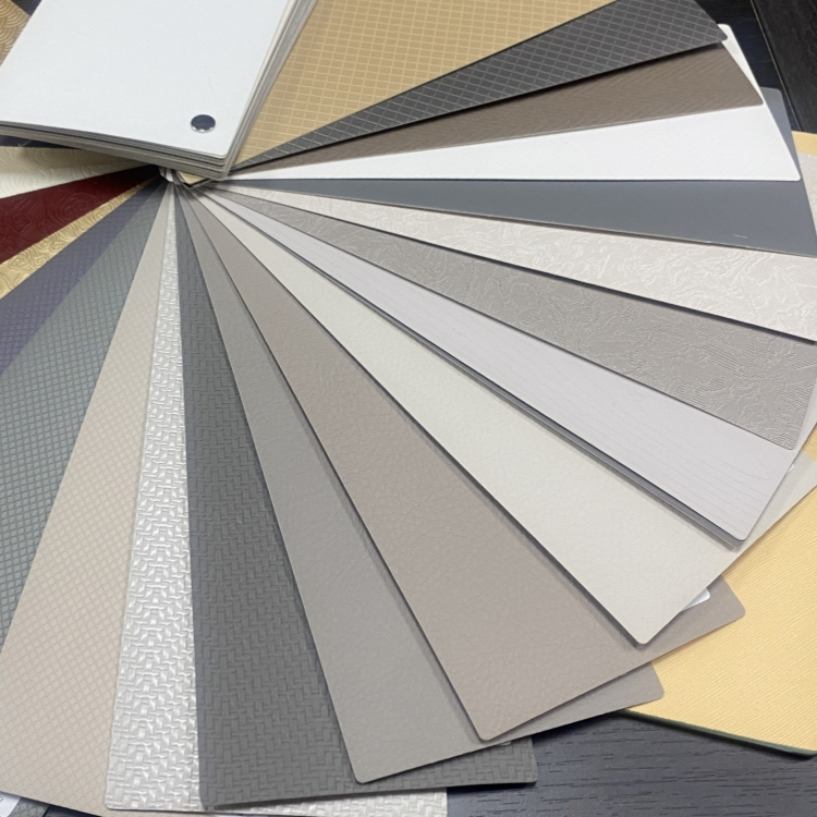 Deep Embossed Fabric Membrane PVC Film for MDF Board Lamination Vinyl PVC Foil Roll for WPC Wall Panels