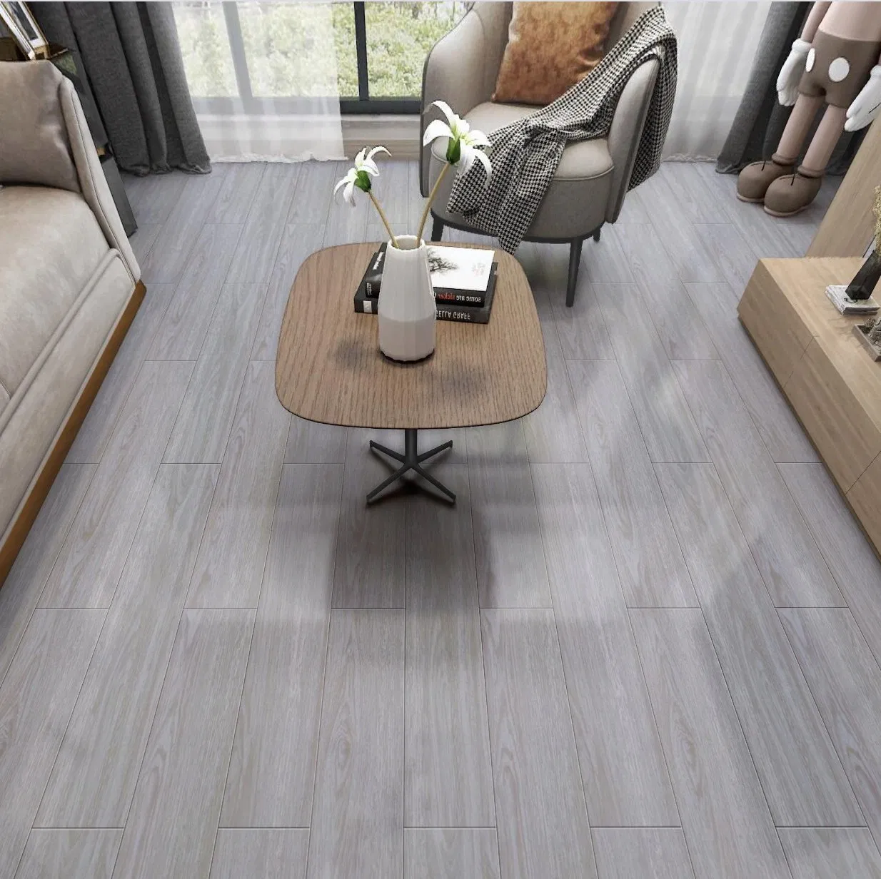 Керамическая плитка UR1210 под дерево 200x1000/1200мм