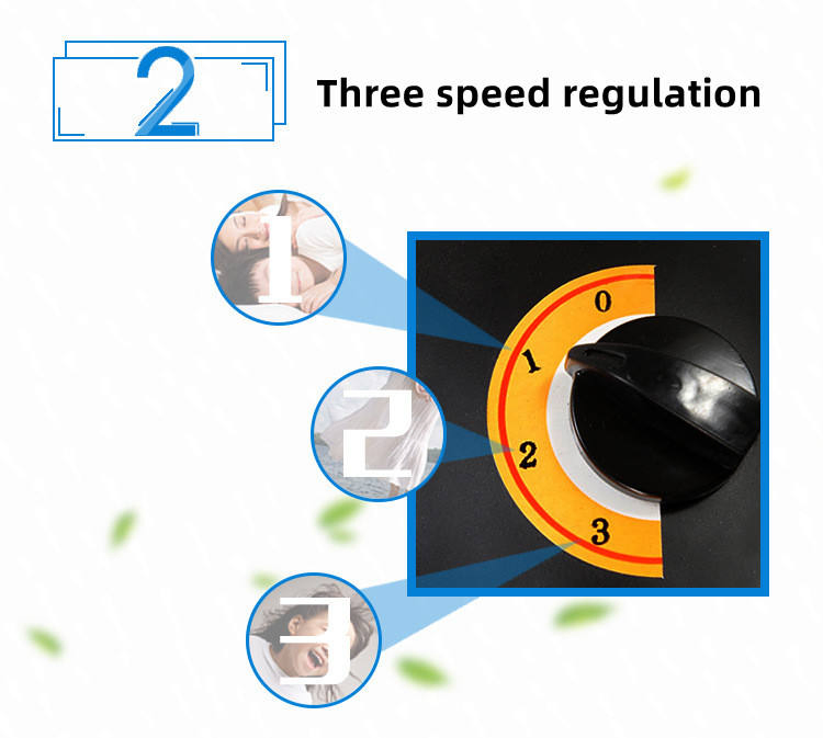 Напольный вентилятор YD0482, 26 дюймов, алюминиевые лопасти