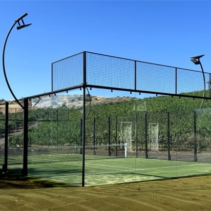 Professional Padel Court International Standard Panoramic Glass Padel Tennis Court with Factory Price
