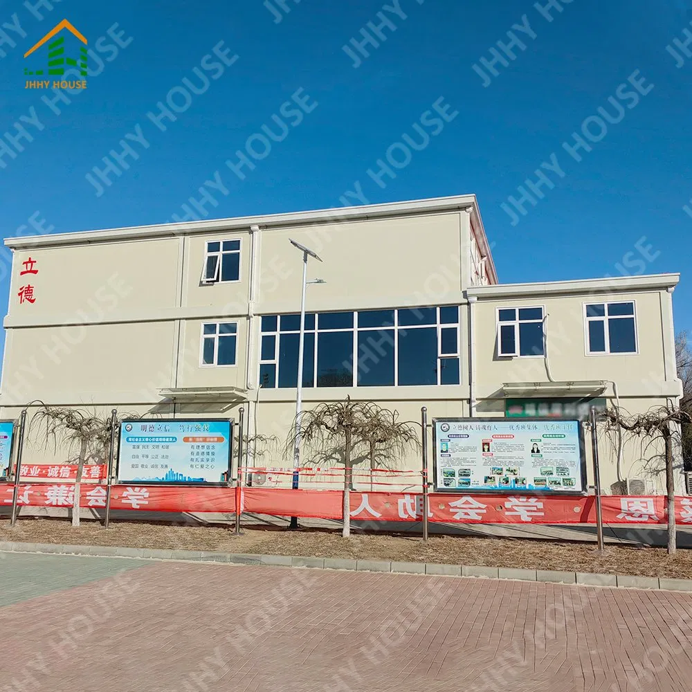 Foldable Container House Project Showcase Qinghuangdao Modular Mobile School