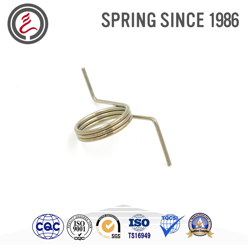 Double Twist Torsion Spring for Small Machinery