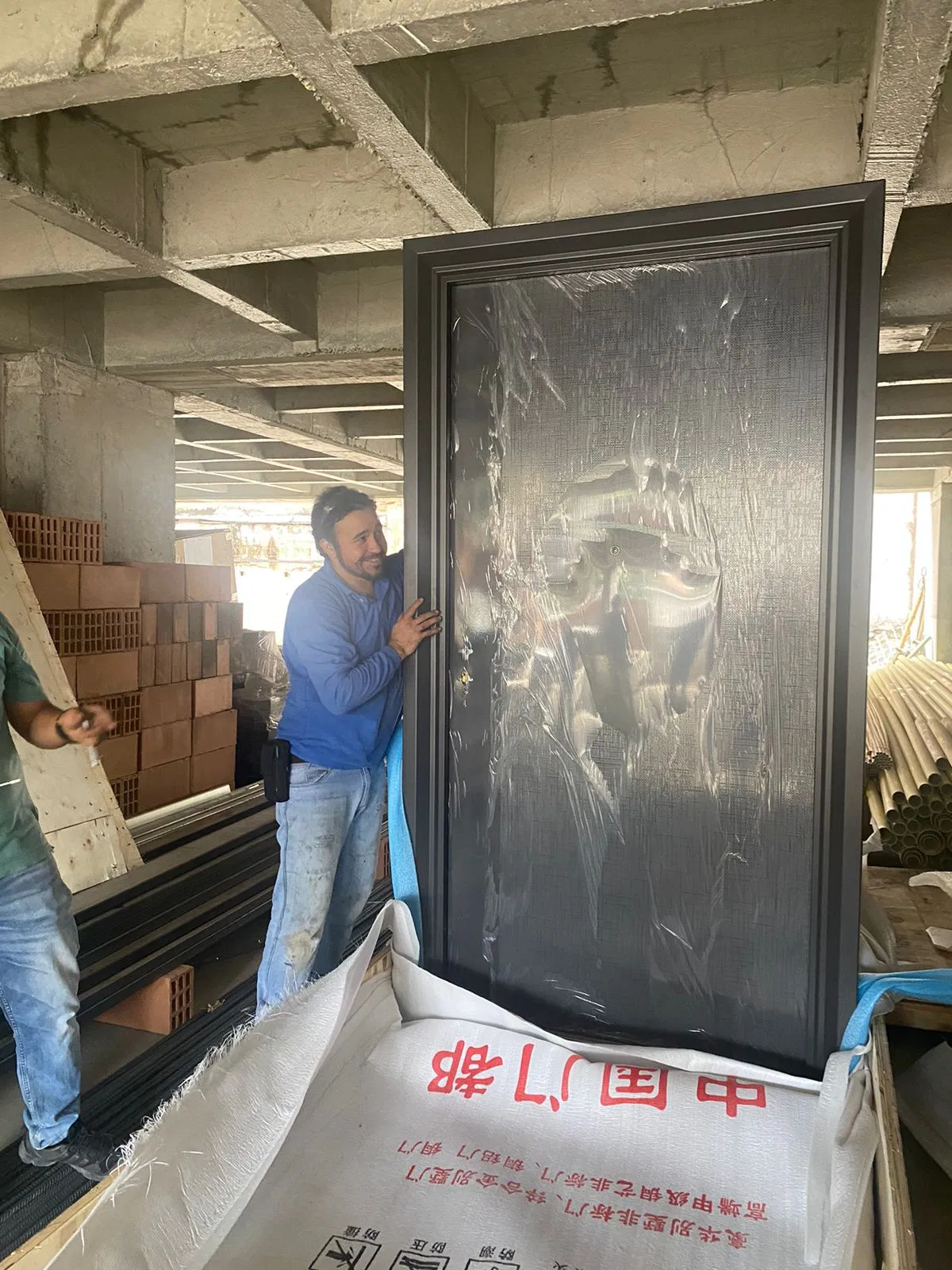 Входная металлическая дверь Win-Star с отделкой WPC