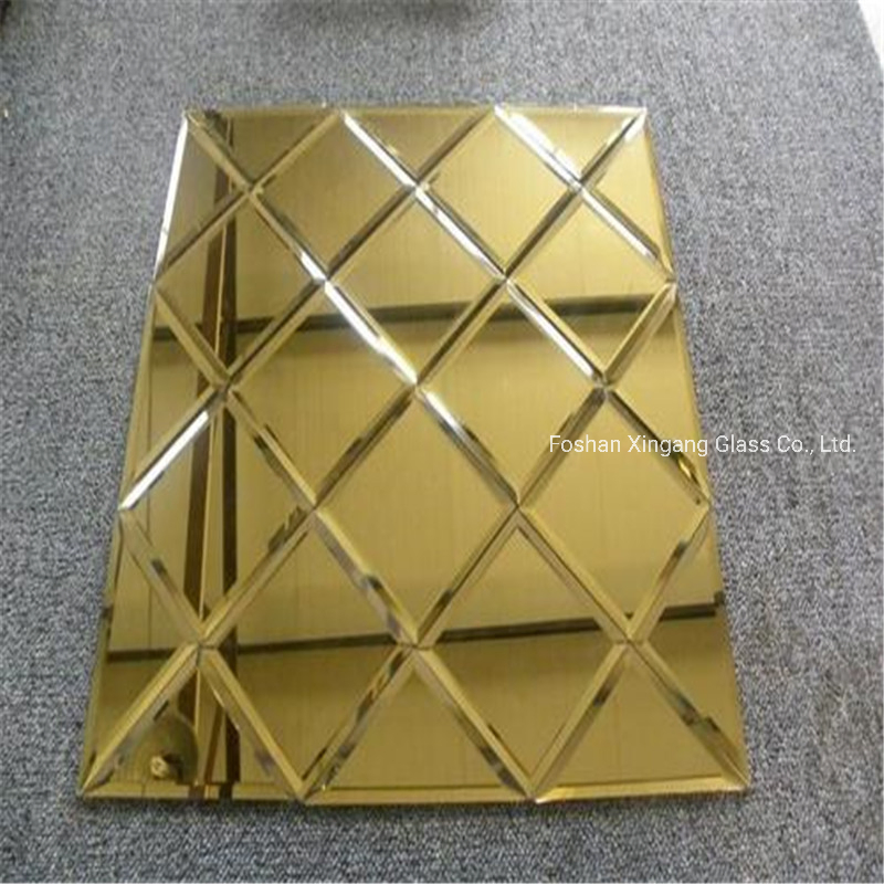 Beveled Colorful Mirror for Wall Decoration Casino Decoration Projects Decoration