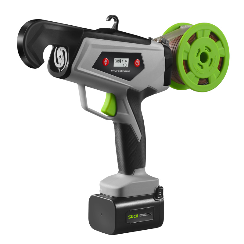 Suca Electric Plant Tying Machine Electric Plant Binding Machine Cordless Hand-Held Plant Twist Tie Machine for Grapes