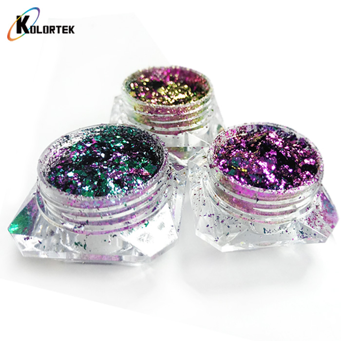Color Shifting Duochrome Cosmetic Loose Eyeshadow Cameleon/Chameleon Flakes