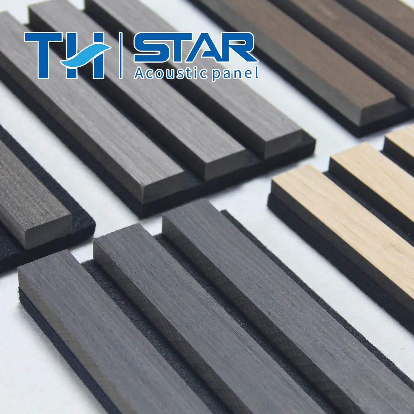 Soundproof Polyester Fiber Felt MDF Slotted Acoustic Wall Panel