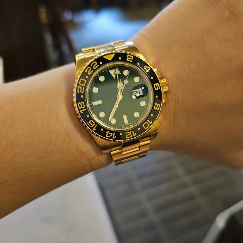 Wholesale Top Quality Sapphire Case 3285 Movement Watch Classic Super Clone Business Multi Time Zone Automatic Mechanical Watch