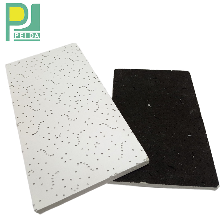 Mineral Fiber Board for Suspended Ceiling 600*600*15mm