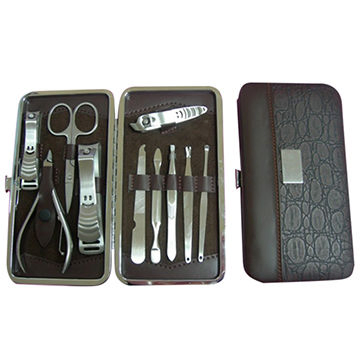 10 Sets of Stainless Steel Novelty Manicure Sets