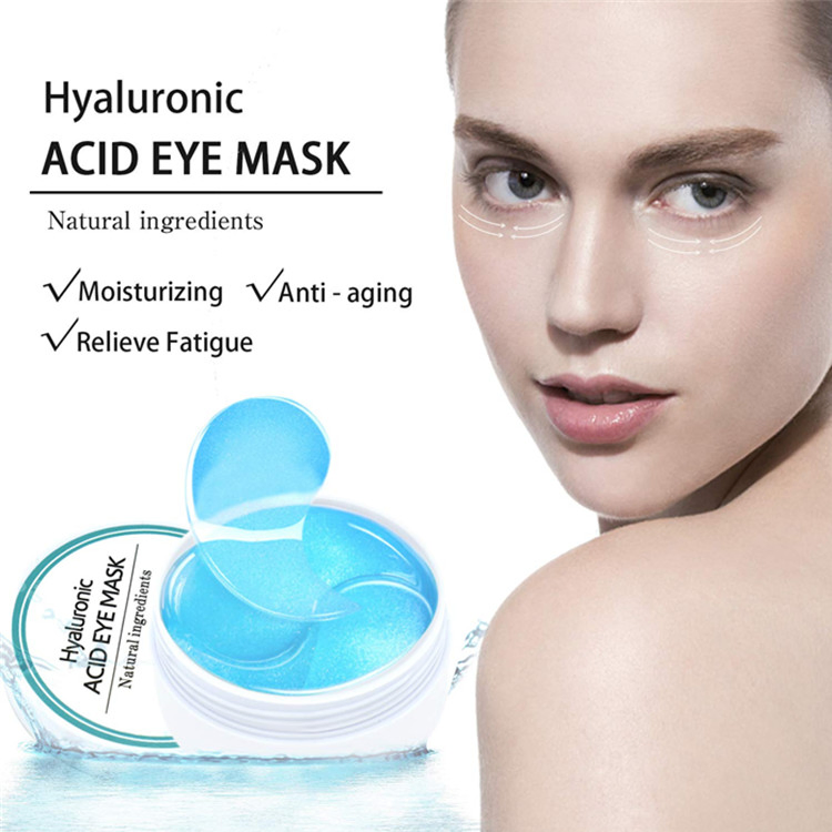OEM Natural Hyaluronic Acid Eye Mask for Moisturizing and Anti Aging