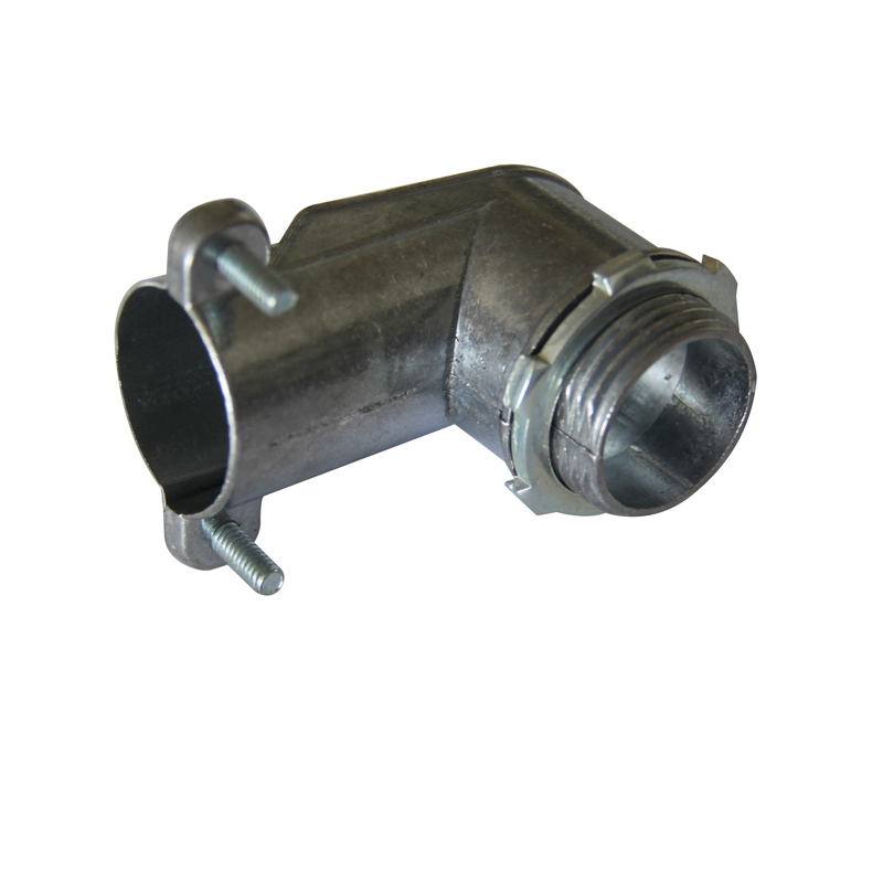90 Degree Squeeze Connector Zinc