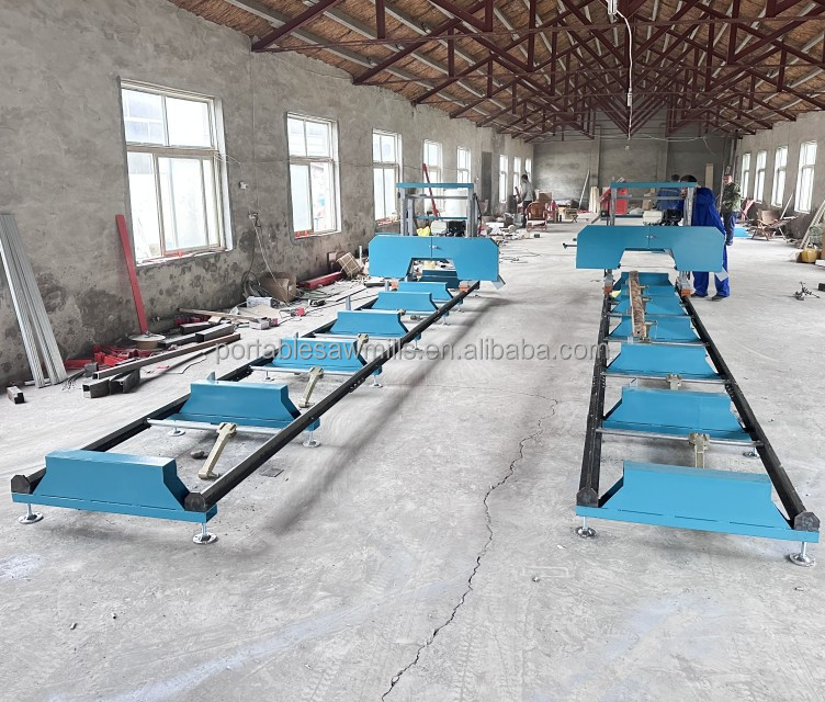 Ленточная пила по дереву портативная горизонтальная