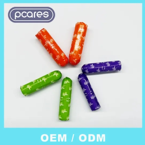 Super Manufacturers OEM 100% Organic Cotton Tampons with Applicator High Absorbenecy Quality Viscose