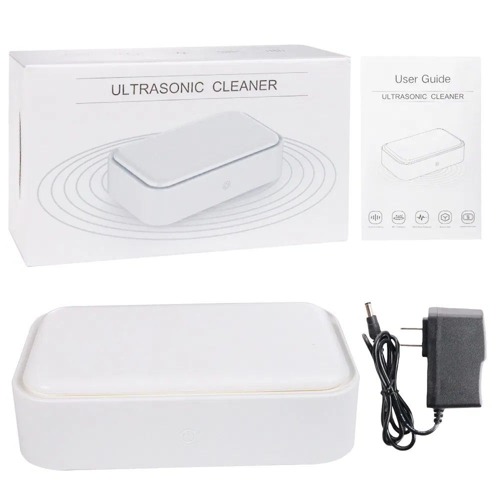 New 3-in-1 Portable Household Jewelry Glasses Ultrasonic Cleaner