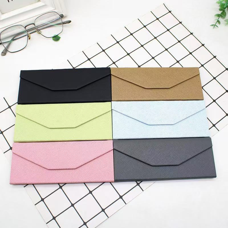 Hot Selling Custom Logo Sunglass Case Folding Triangle Glasses Case Eyewear Custom Logo Fashion Glasses Case