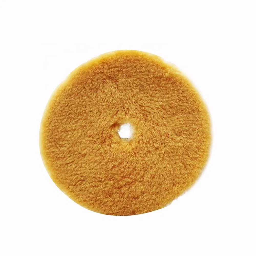 Shineopen Auto Detailing Yellow Polishing Wool Pads for Car Buffing