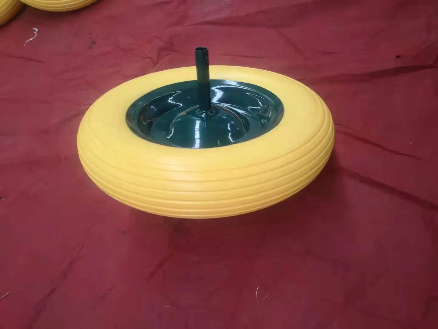 Ksystar Heavy Duty Flat Free PU Foam Wheels